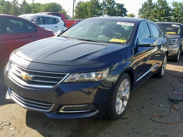 1G1125S34JU139859 - 2018 CHEVROLET IMPALA PRE BLUE photo 2