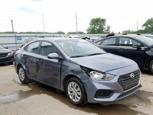 3KPC24A36JE013447 - 2018 HYUNDAI ACCENT SE GRAY photo 1