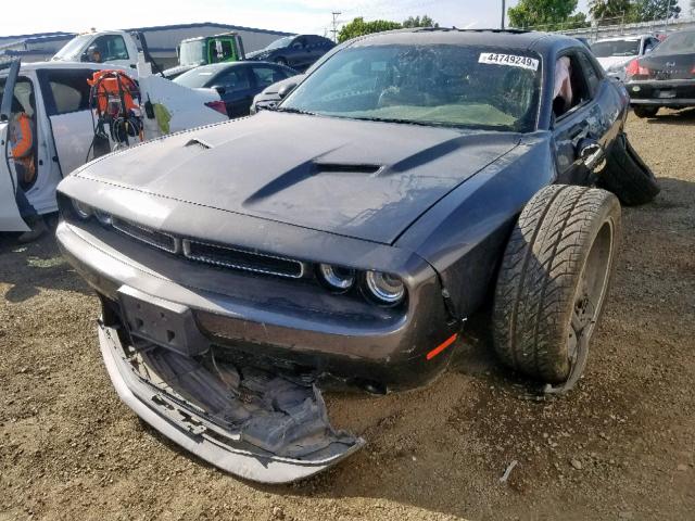 2C3CDZAG6GH353712 - 2016 DODGE CHALLENGER GRAY photo 2