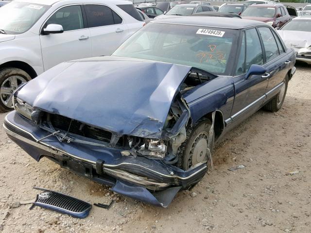 1G4HP52L4SH527753 - 1995 BUICK LESABRE CU BLUE photo 2