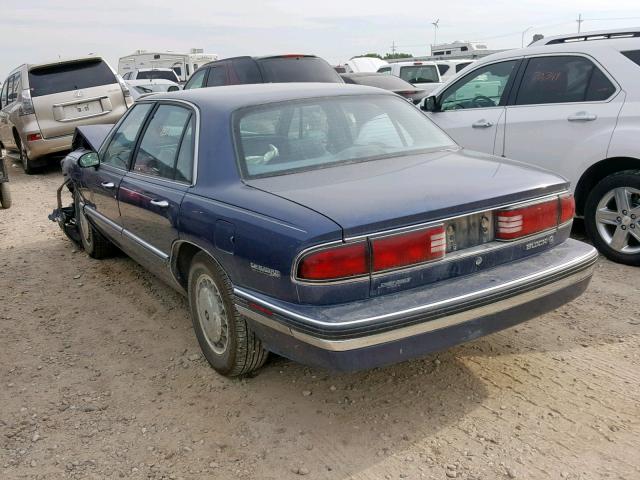 1G4HP52L4SH527753 - 1995 BUICK LESABRE CU BLUE photo 3