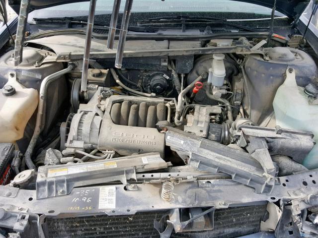 1G4HP52L4SH527753 - 1995 BUICK LESABRE CU BLUE photo 7