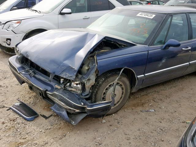 1G4HP52L4SH527753 - 1995 BUICK LESABRE CU BLUE photo 9