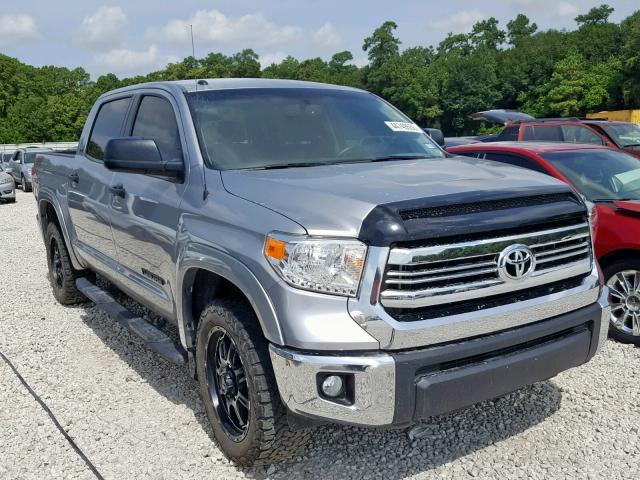 5TFEM5F17GX100136 - 2016 TOYOTA TUNDRA CRE SILVER photo 1