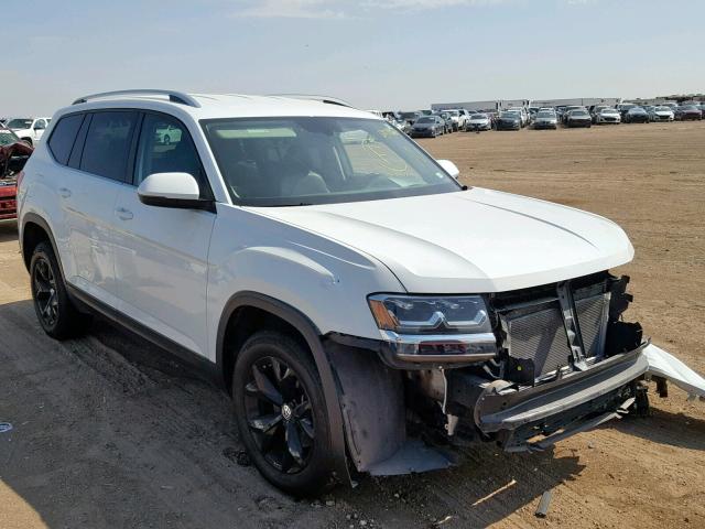 1V2CR2CA6JC508166 - 2018 VOLKSWAGEN ATLAS SE WHITE photo 1