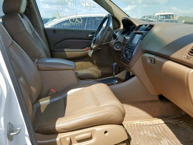 2HNYD18993H539274 - 2003 ACURA MDX TOURIN WHITE photo 5