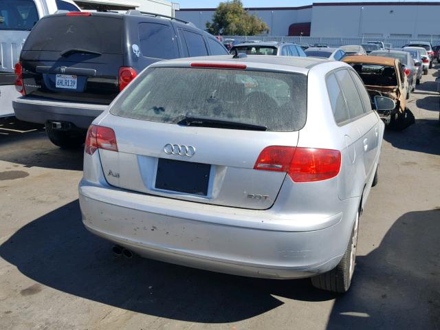 WAUNF78P86A186837 - 2006 AUDI A3 2.0 PRE GRAY photo 4