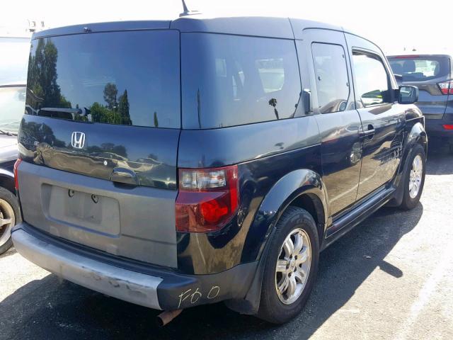 5J6YH18917L006834 - 2007 HONDA ELEMENT SC BLACK photo 4