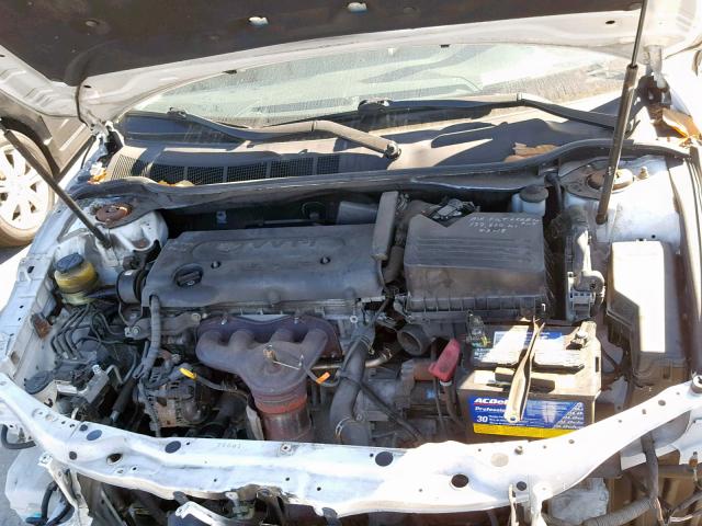 4T1BE46K69U894176 - 2009 TOYOTA CAMRY BASE WHITE photo 7