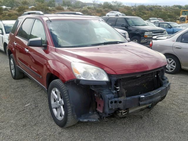 5GZEV13758J200771 - 2008 SATURN OUTLOOK XE RED photo 1
