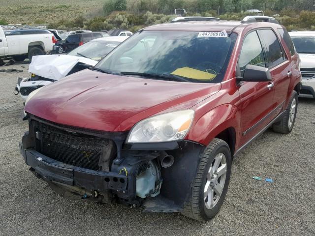 5GZEV13758J200771 - 2008 SATURN OUTLOOK XE RED photo 2