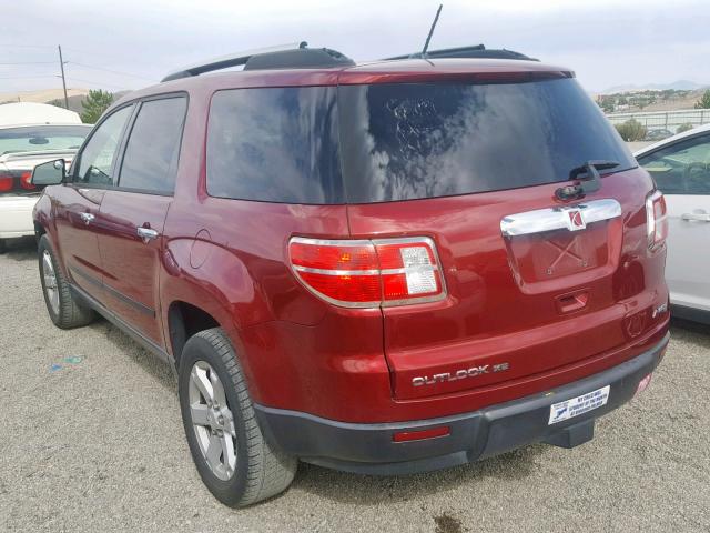 5GZEV13758J200771 - 2008 SATURN OUTLOOK XE RED photo 3