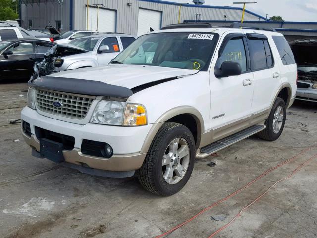 1FMDU64W55UA65929 - 2005 FORD EXPLORER E WHITE photo 2