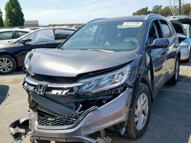 2HKRM3H74FH525749 - 2015 HONDA CR-V EXL CHARCOAL photo 2