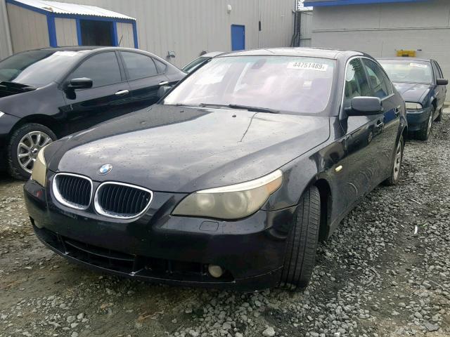 WBANA53564B175786 - 2004 BMW 525 I BLACK photo 2