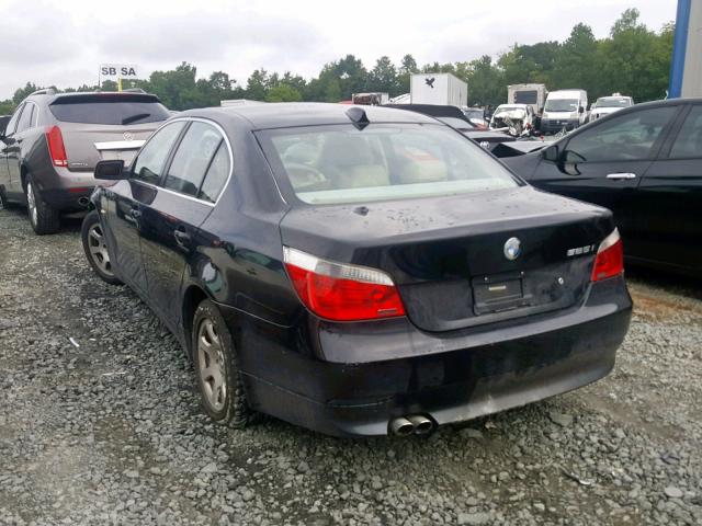 WBANA53564B175786 - 2004 BMW 525 I BLACK photo 3