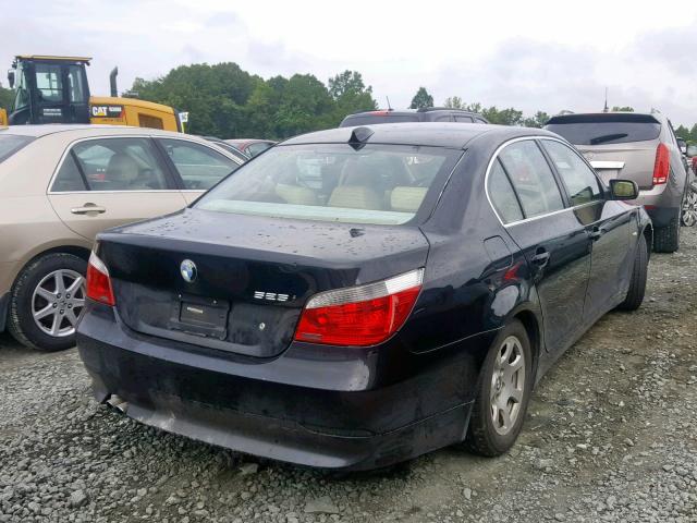 WBANA53564B175786 - 2004 BMW 525 I BLACK photo 4