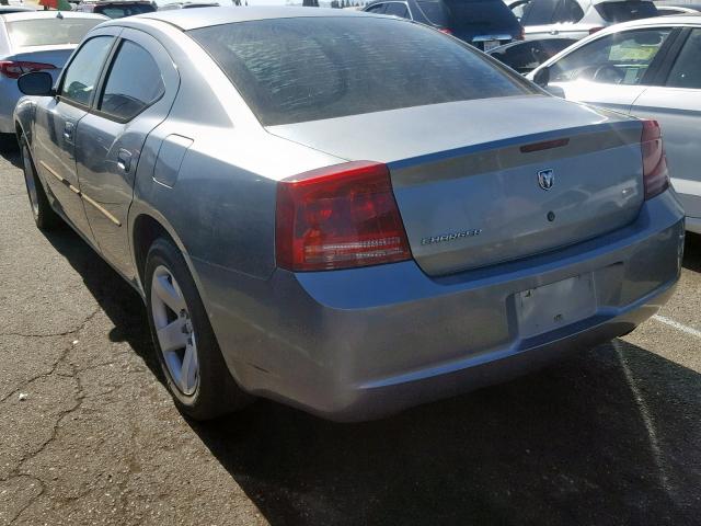 2B3KA43G27H736791 - 2007 DODGE CHARGER SE GRAY photo 3