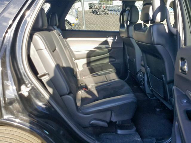 1C4RDJDG4JC363880 - 2018 DODGE DURANGO GT BLACK photo 6