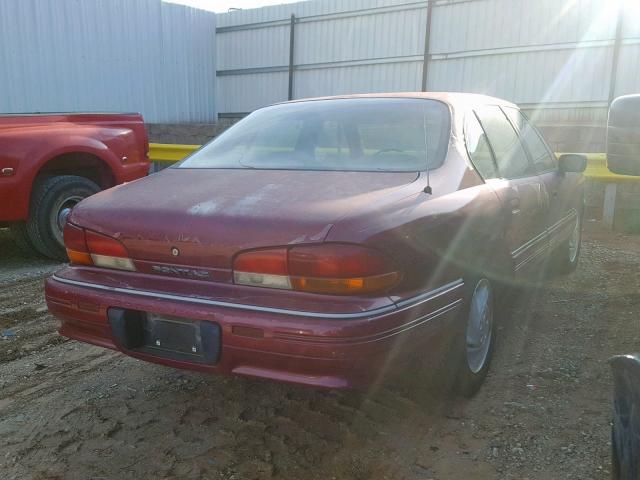 1G2HX53L0N1201730 - 1992 PONTIAC BONNEVILLE BURGUNDY photo 4