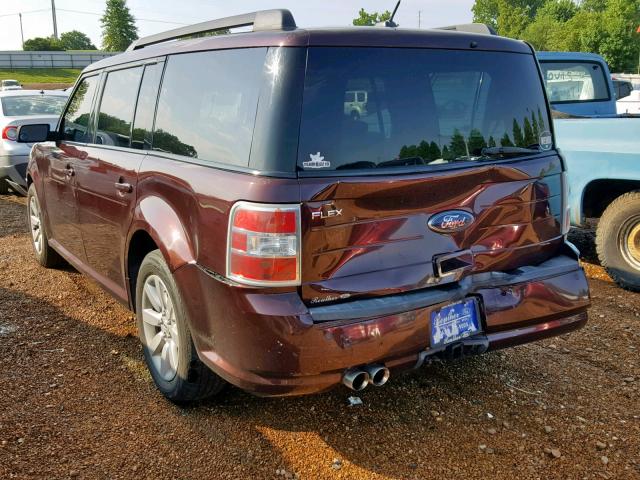 2FMDK51C29BA21621 - 2009 FORD FLEX SE PURPLE photo 3