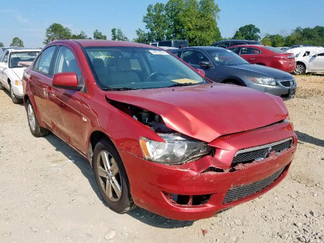 JA3AU26U28U042574 - 2008 MITSUBISHI LANCER ES BURGUNDY photo 1