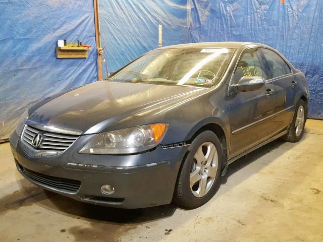 JH4KB16566C002045 - 2006 ACURA RL GRAY photo 2