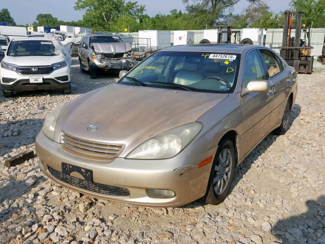 JTHBF30G220009905 - 2002 LEXUS ES 300 TAN photo 2