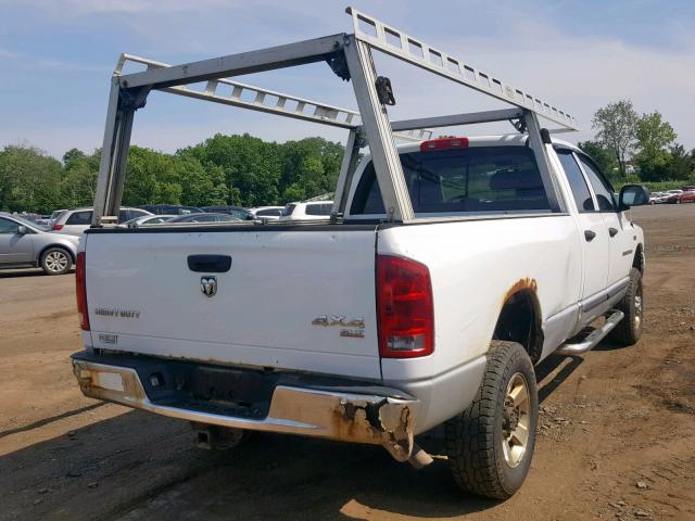 1D7KS28D66J171446 - 2006 DODGE RAM 2500 S WHITE photo 4