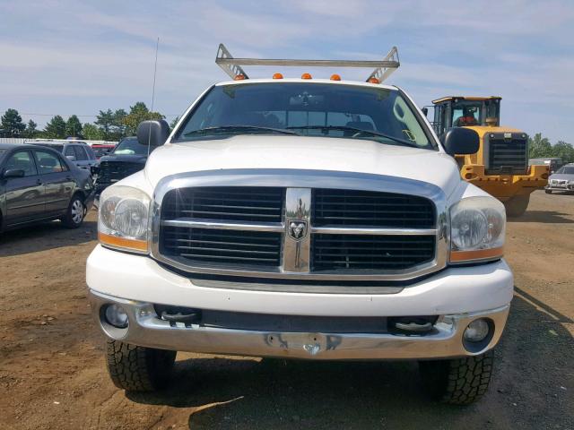 1D7KS28D66J171446 - 2006 DODGE RAM 2500 S WHITE photo 9