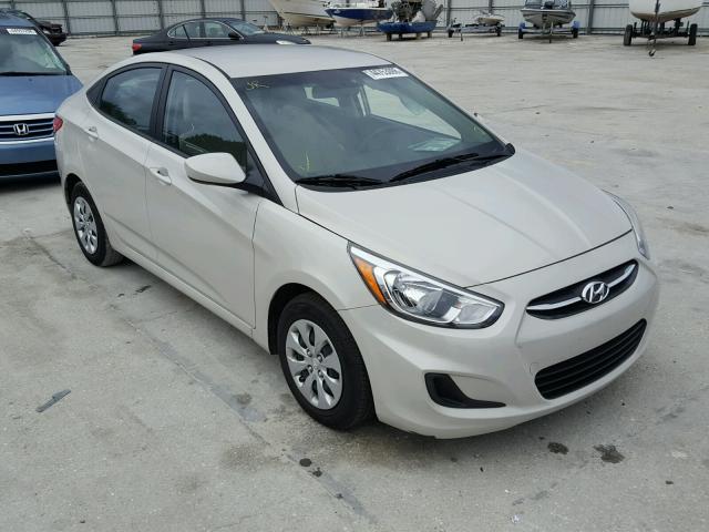 KMHCT4AE7GU152006 - 2016 HYUNDAI ACCENT SE CREAM photo 1