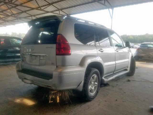 JTJBT20X060107886 - 2006 LEXUS GX 470 SILVER photo 4