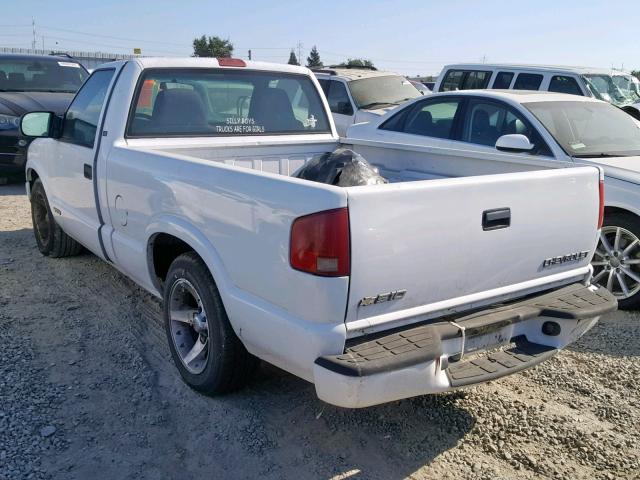 1GCCS14X438112942 - 2003 CHEVROLET S TRUCK S1 WHITE photo 3