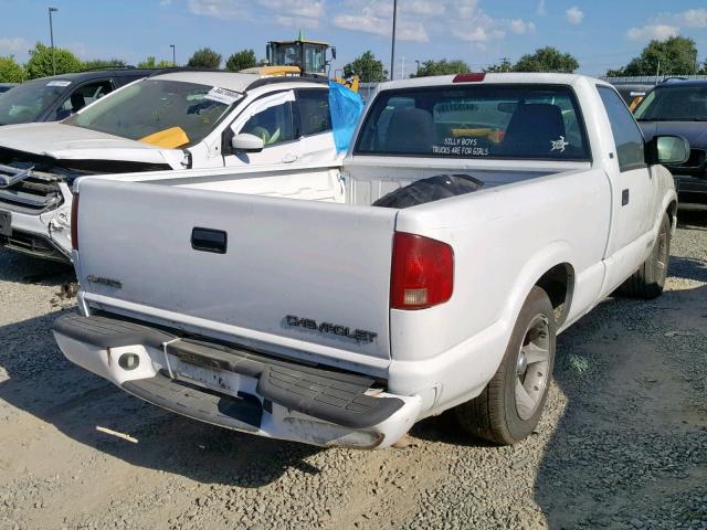 1GCCS14X438112942 - 2003 CHEVROLET S TRUCK S1 WHITE photo 4