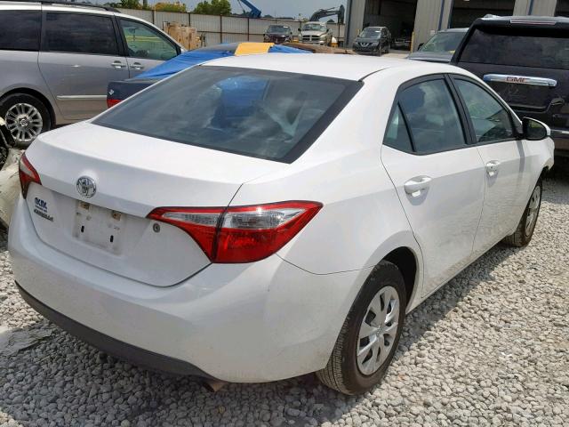 5YFBURHE5EP145792 - 2014 TOYOTA COROLLA L WHITE photo 4