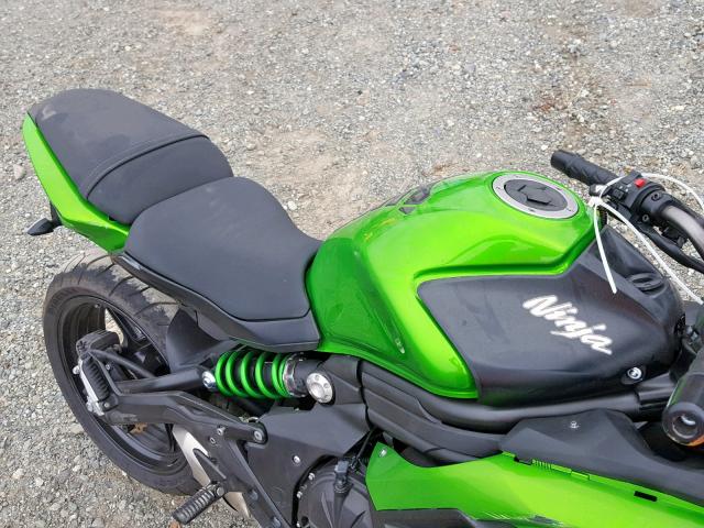 JKAEXEE11FDA17811 - 2015 KAWASAKI EX650 E GREEN photo 5