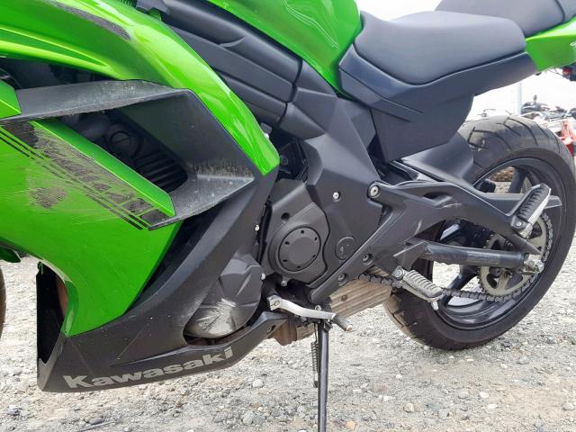 JKAEXEE11FDA17811 - 2015 KAWASAKI EX650 E GREEN photo 7