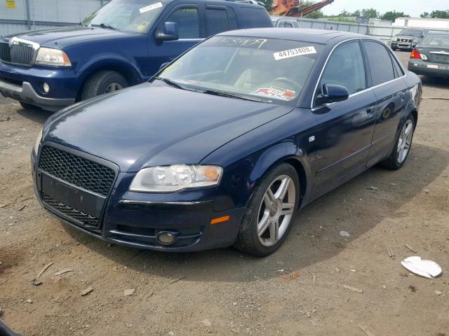 WAUAF78E15A538619 - 2005 AUDI A4 2.0T BLUE photo 2