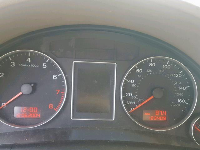 WAUAF78E15A538619 - 2005 AUDI A4 2.0T BLUE photo 8