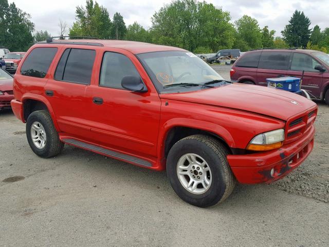 1B4HS28ZX1F646735 - 2001 DODGE DURANGO RED photo 1