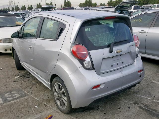 KL8CL6S02FC707167 - 2015 CHEVROLET SPARK EV 2 SILVER photo 3