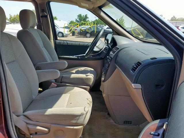 1GNDV23198D156875 - 2008 CHEVROLET UPLANDER L 勃艮第红 照片 5