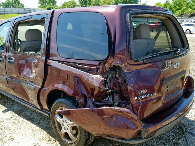 1GNDV23198D156875 - 2008 CHEVROLET UPLANDER L 勃艮第红 照片 9