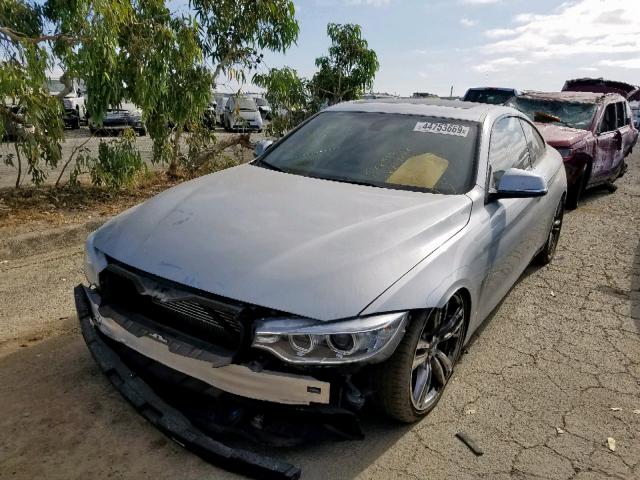 WBA3R1C50FK195138 - 2015 BMW 435 I GRAY photo 2