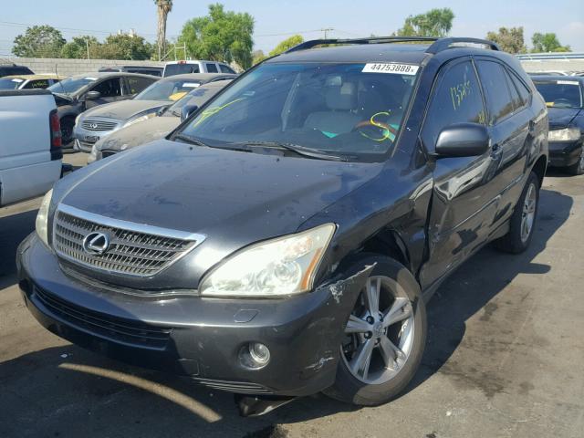 JTJHW31U672020642 - 2007 LEXUS RX 400H GRAY photo 2