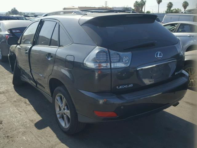 JTJHW31U672020642 - 2007 LEXUS RX 400H GRAY photo 3