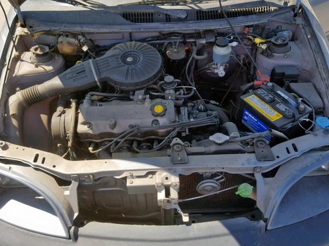 2C1MR5297S6715574 - 1995 GEO METRO BASE GRAY photo 7