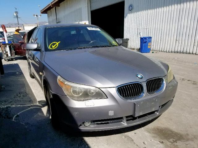 WBANE53556CK86749 - 2006 BMW 525 I GREEN photo 1