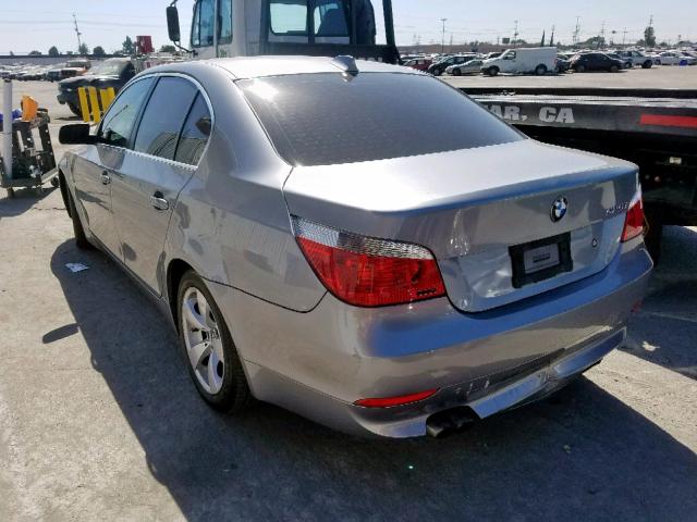 WBANE53556CK86749 - 2006 BMW 525 I GREEN photo 3