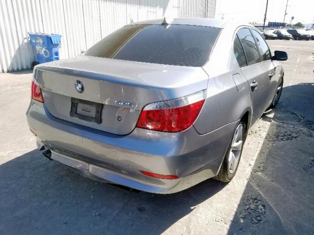 WBANE53556CK86749 - 2006 BMW 525 I GREEN photo 4